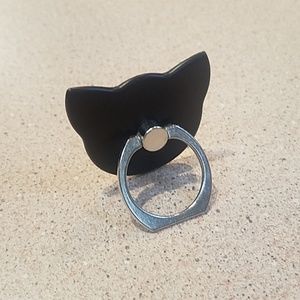 Metal phone finger holder/stand